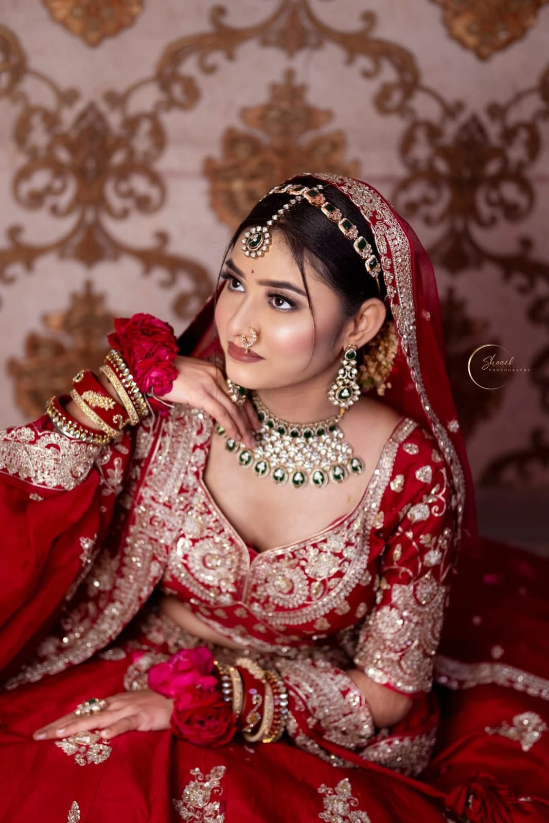 Premium bridal portrait from Looks and Locks archive