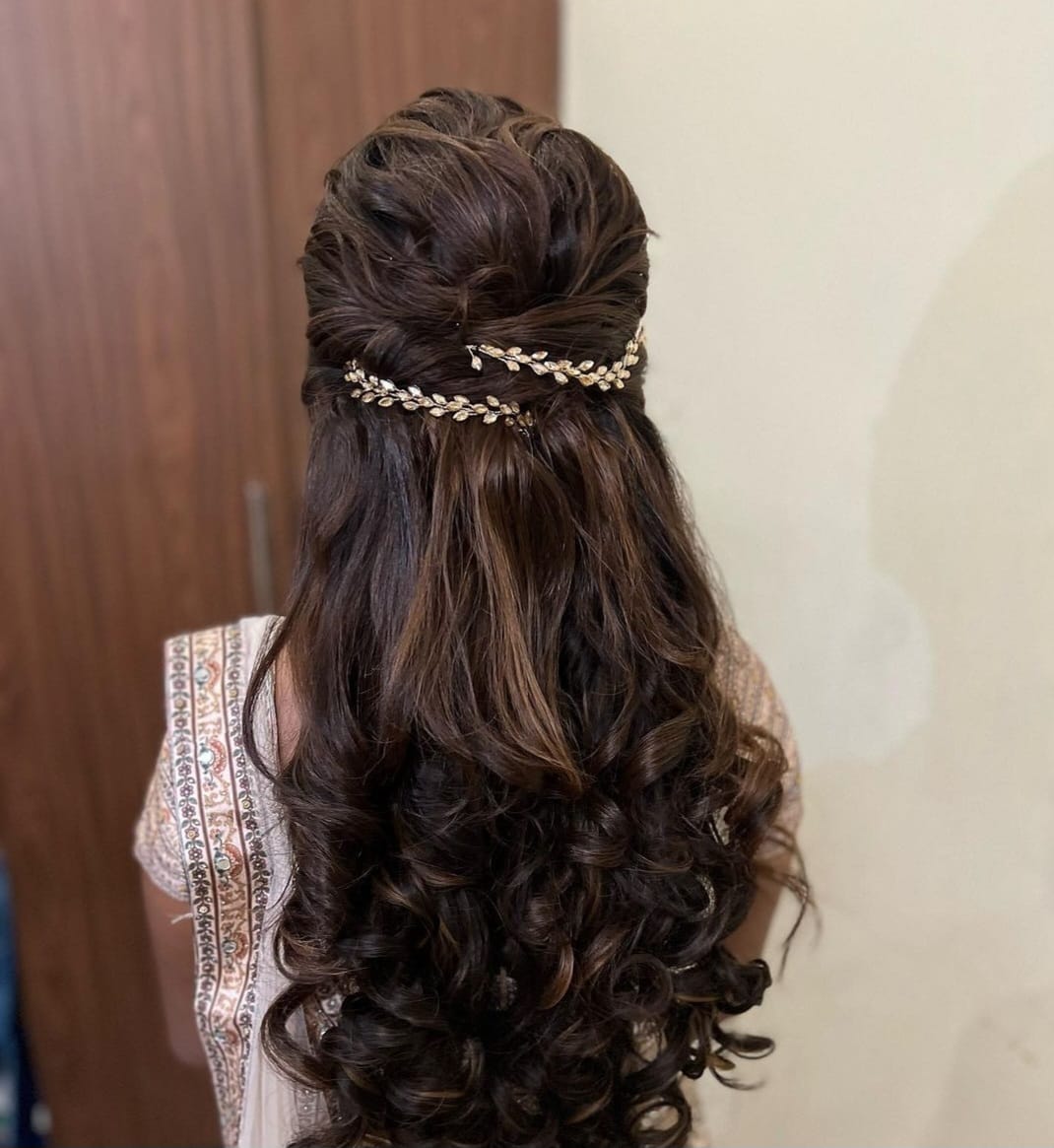 Bridal hairstyle from Looks and Locks archive