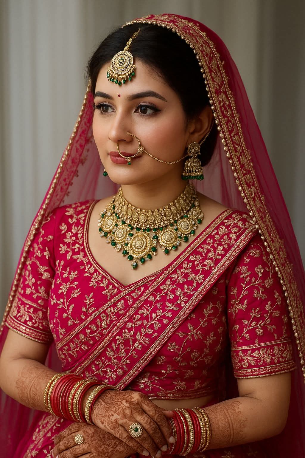 Instagram classic bridal portrait Looks and Locks