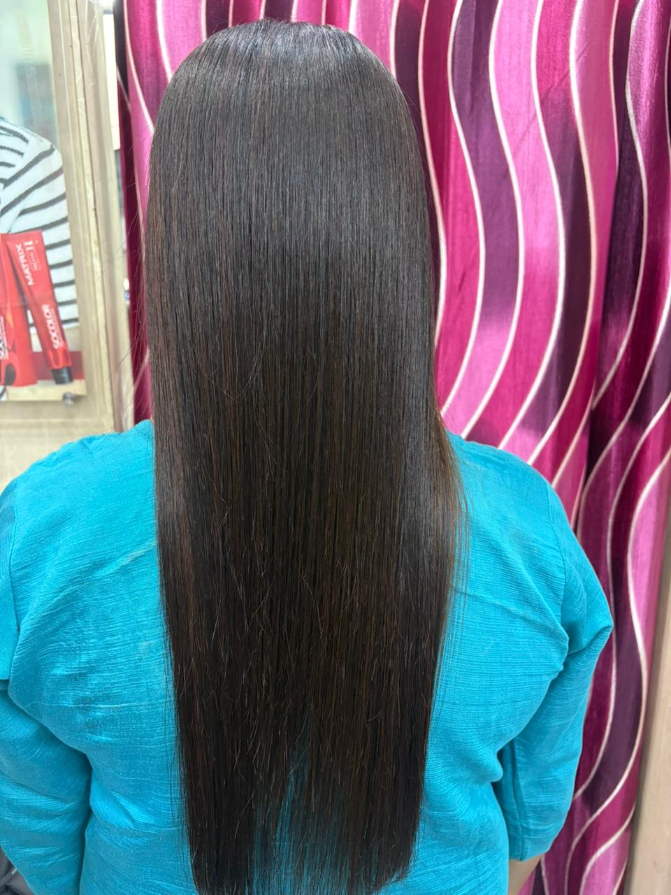 After Keratin Smoothening at Looks and Locks Jamshedpur