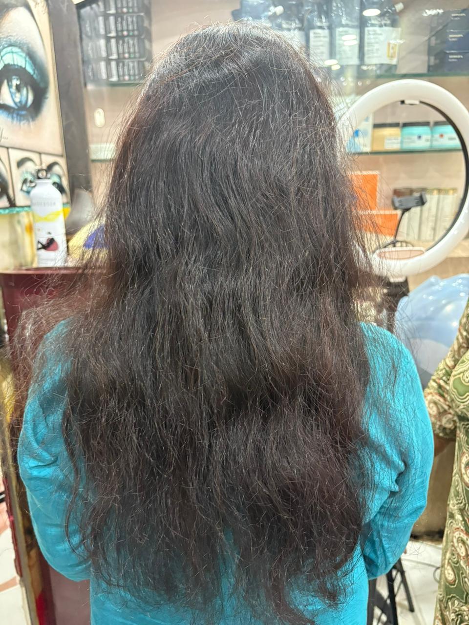 Before Keratin Treatment at Looks and Locks