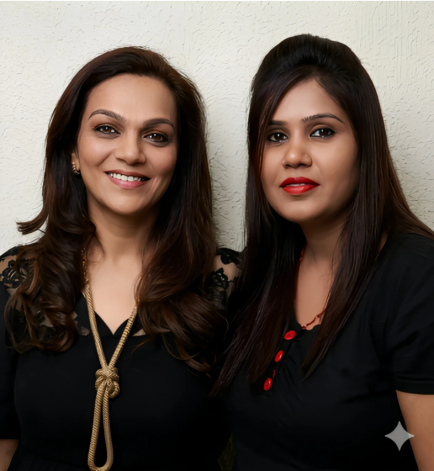 Rajni Mitra with Lead Makeup Artist
