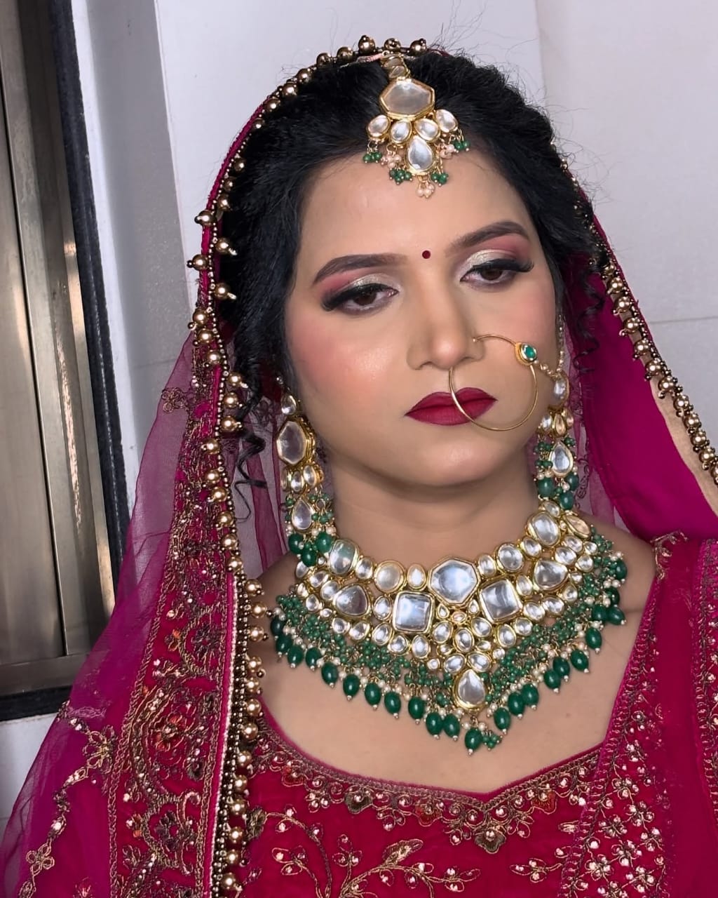 Wedding couple styled by Looks and Locks Jamshedpur